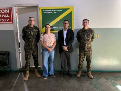 Imagem da notícia Prefeitura de Cassilândia reforça parceria com o Exército para aprimorar o Serviço Militar